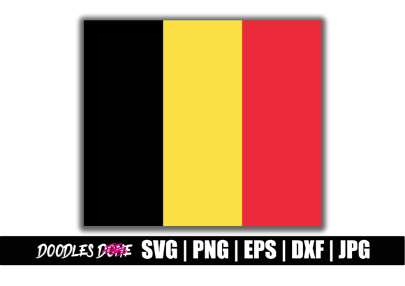 Belgium Flag SVG for Crafts and Graphics