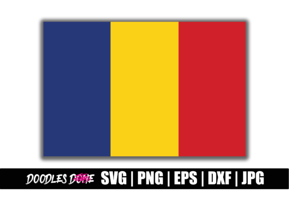 Chad Flag SVG: Graphics for Crafts and Digital Selling