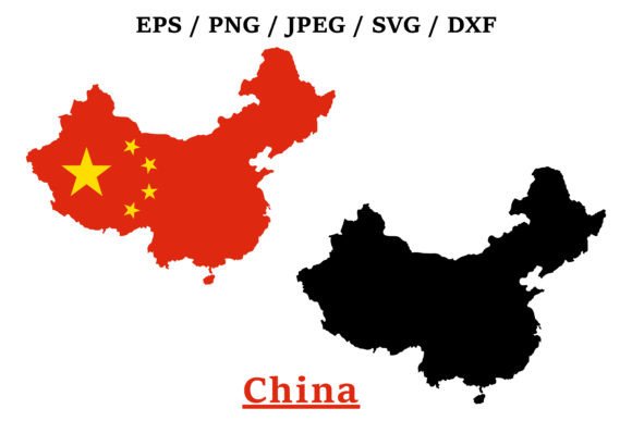 China National Flag Map Design: Graphics and Crafts for Branding