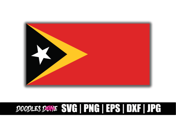 East Timor Flag SVG: Graphics and Crafts in Action