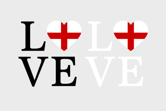 England Flag, Love England, SVG PNG
