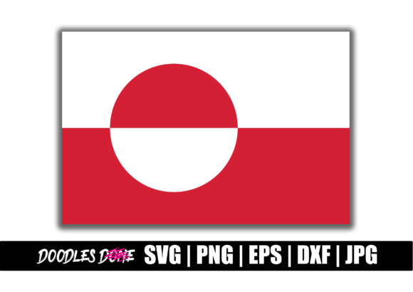 Greenland Flag SVG: Graphics and Crafts in One