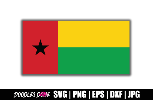 Guinea-Bissau Flag SVG for Crafts and Graphics