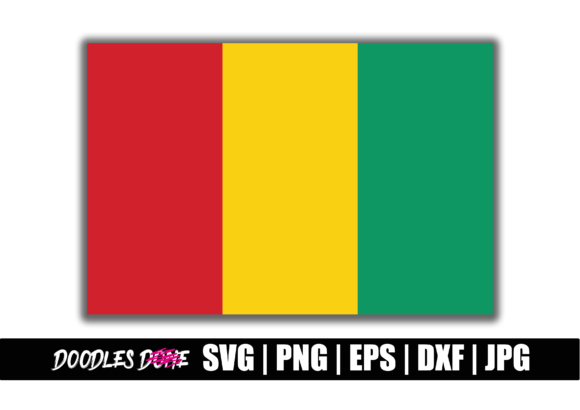 Guinea Flag SVG: Graphics and Crafts in One