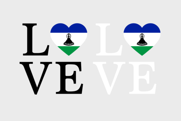 Lesotho Flag SVG PNG for Crafts & Graphics