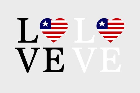 Liberia Flag, Love Liberia SVG PNG