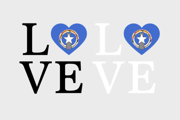 Mariana Islands Flag, Love Mariana Islands