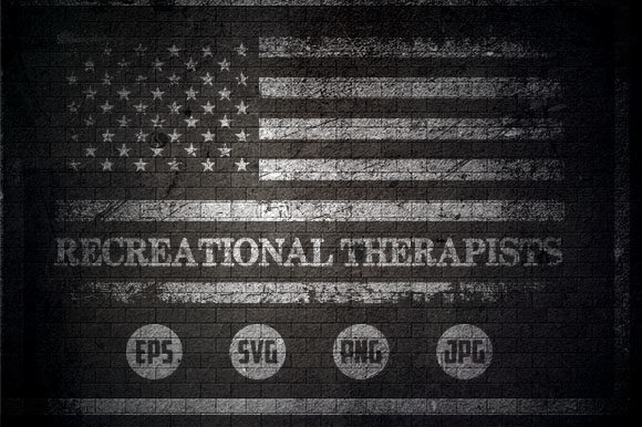 Recreational Therapists - USA Flag Graphics and Crafts