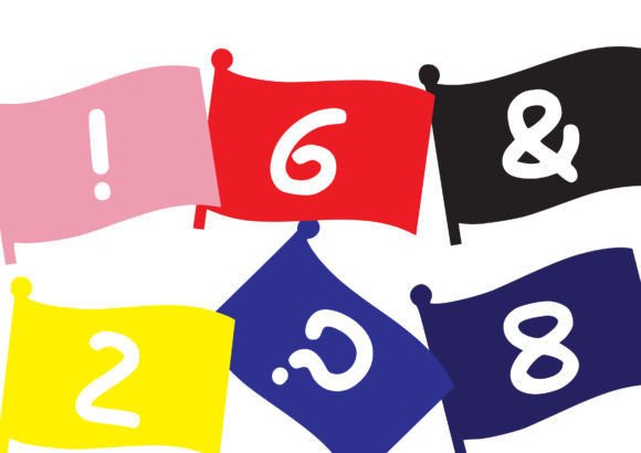 SVG Font Bundle Waving Flag