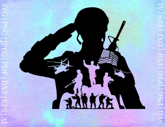 US Soldier Flag SVG: Graphics and Crafts for Branding